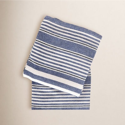 Rugby Stripe Denim Throw