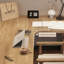 Bureau en bois massif en L Burlywood-1352923561-1352923564