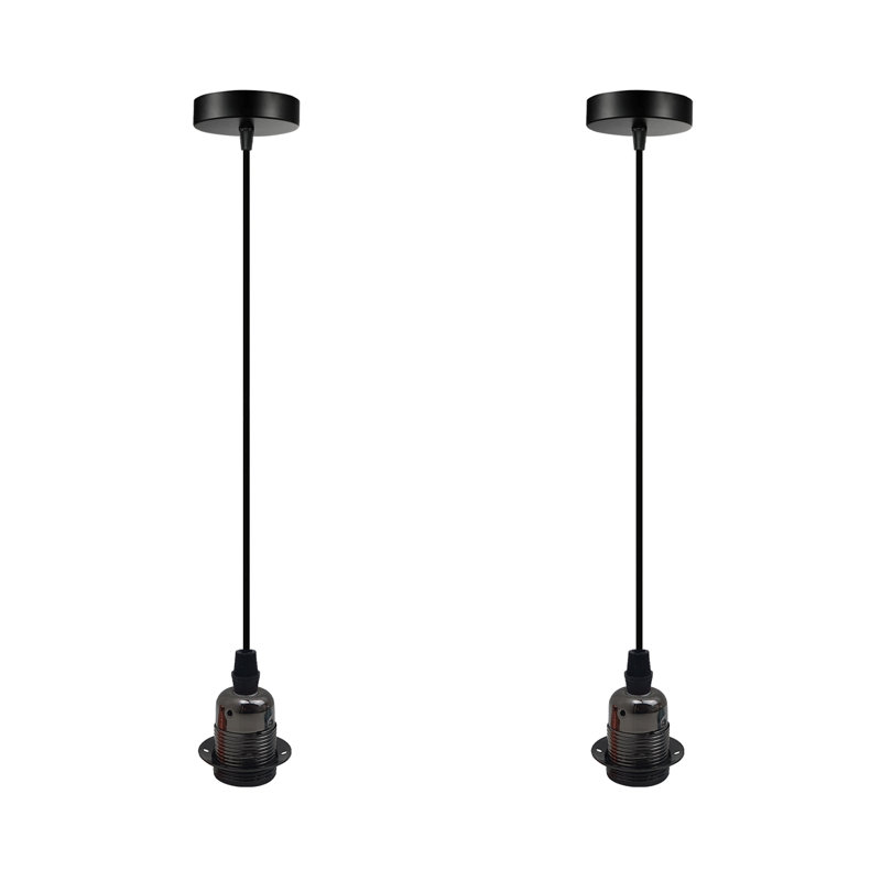 Bardolph 2 - Light Single Pendant, Black, Black
