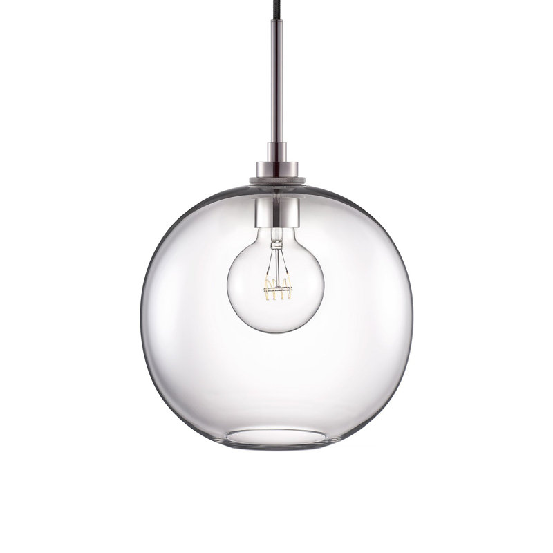 Marquise 1 - Light Pendant, Polished Nickel, Clear