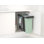 Bac de recyclage en plastique à double compartiment Sort & Go, 2 x 8 gallons (2 x 30 L)