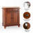Hedon Solid Wood Top Kitchen Cart-11162113