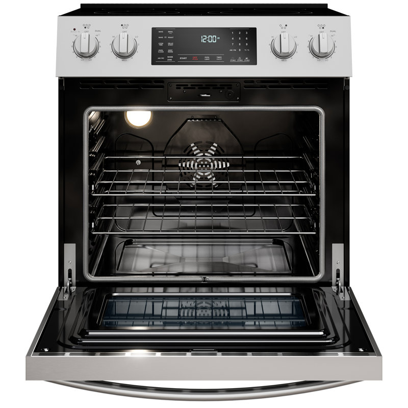 Cuisinière électrique Kenmore 4,8 pi³ à commandes frontales avec fonction friteuse à air chaud