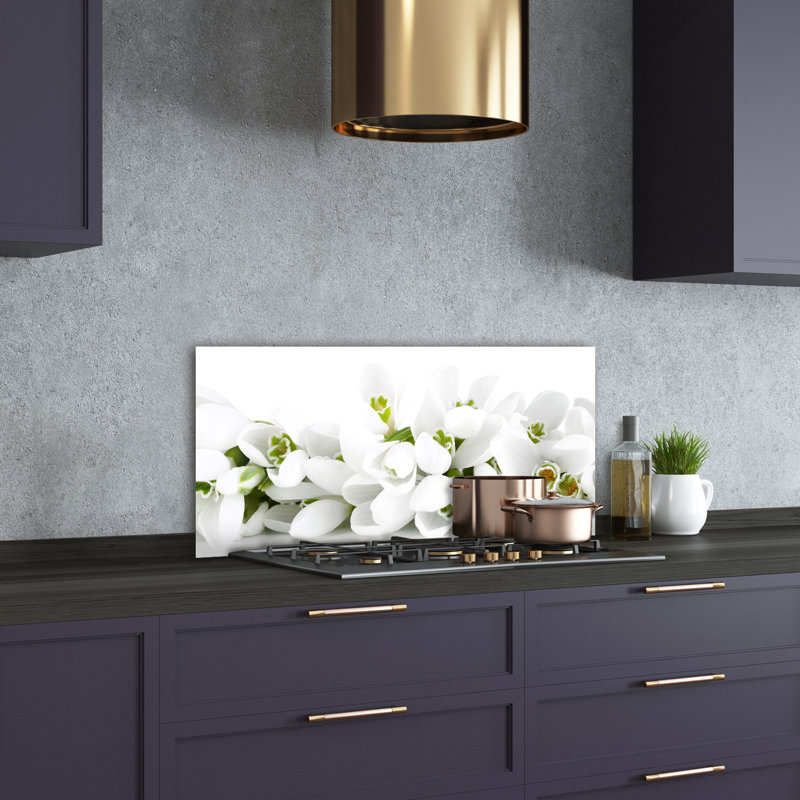 50cm W x 100cm L Glass Peel and Stick Panel