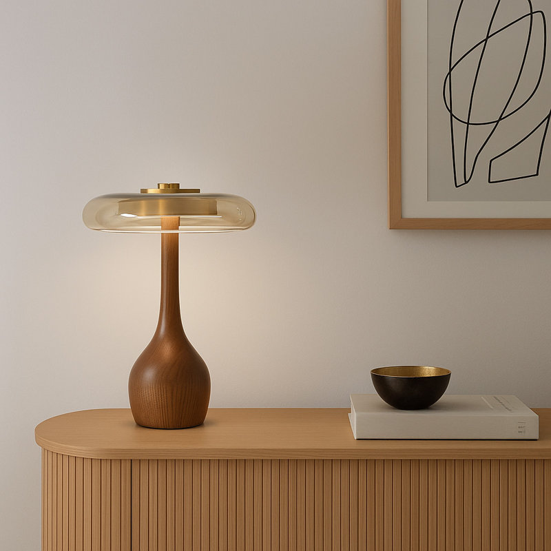 Lampe de table à DEL Franko, H 12,4 po x l 8,6 po x P 3,5 po