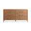 Alisen Oak Wood 6-Drawer Dressser