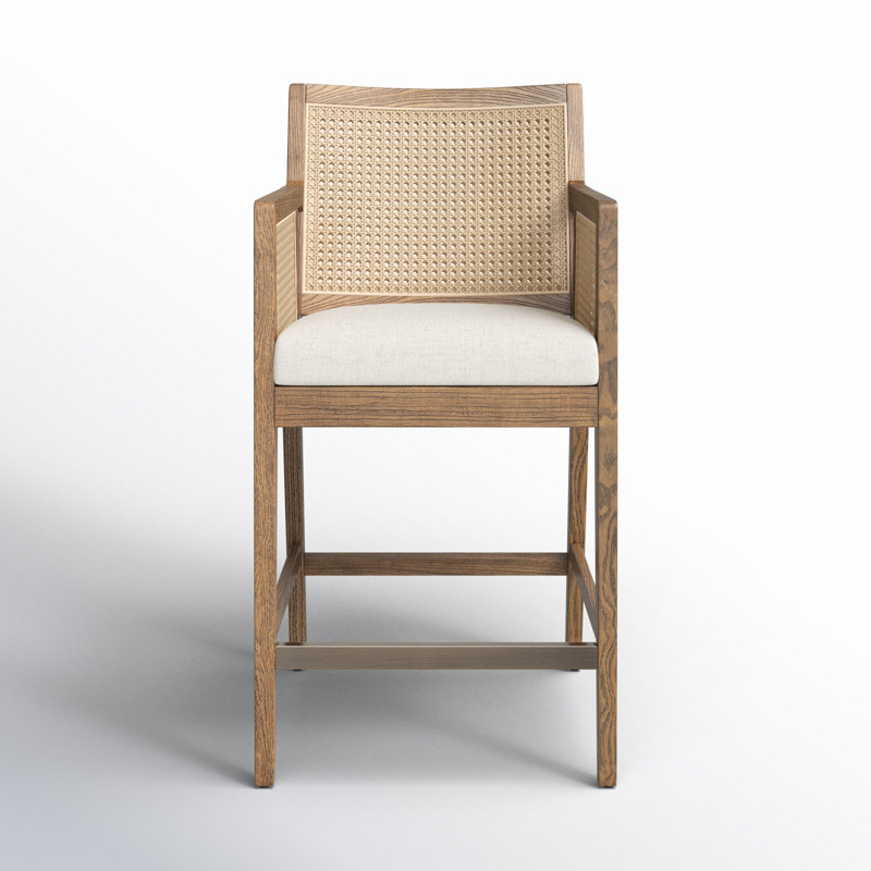 Antonia Counter & Bar Stool, Beige, Natural, Counter Stool (27" Seat Height)