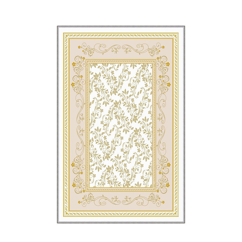 Antibacterial Hall Carpet, 39.4 x 59.1 inches | 100% Polyester, 0.4 in Pile Height, Non-Slip PVC Felt Dot Underside | Machine Washable, 3D Digital Printing, Durable & Stylish for Modern Home Décor