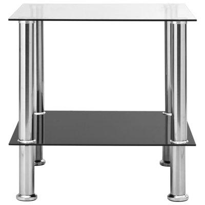 Huntsville Glass Top End Table