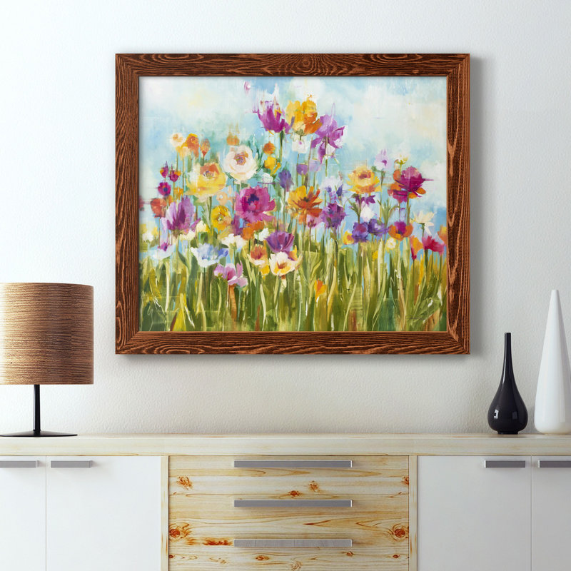 «Flight of Fancy», reproduction d'art sur toile encadrée, Cadre en érable, H 20 po x l 17 po x P 1,5 po