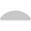 Segment Arch 3 Spoke Architectural Grade PVC Combination Pediment-41855452