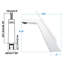 Robinet de lavabo de salle de bain monotrou monocommande en laiton massif-89821094