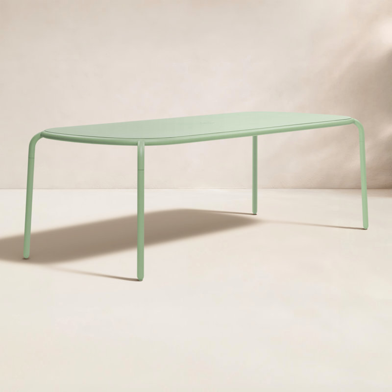 Toni Tablo Outdoor Dining Table, Mist Green