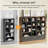 Adonia 60"W X 52.5"H Modern 5Tier Bookshelf With 3 Drawers And 16 Cubes– Ample Storage Bookcase For Living Room & Home Office-537240300