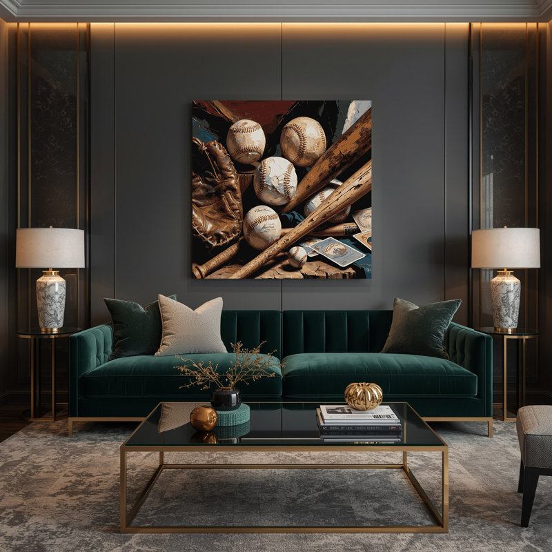 Art mural sur toile Sports, H 12 po x l 12 po