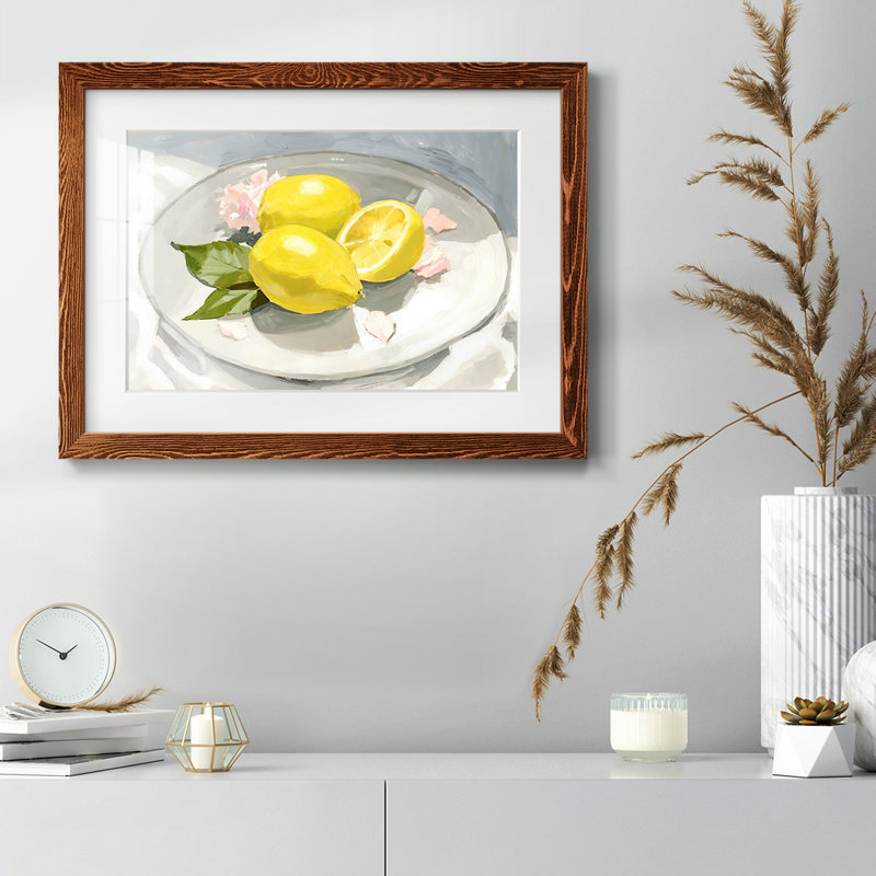Citrons sur une assiette I, Érable