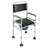 Shower Folding Toilet Safety Seat with Commode