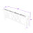 60-Inch Wood Console Table with Spacious Drawers, X-Leg Design-788878812