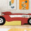 Lit plateforme avec roulettes Race-118038481