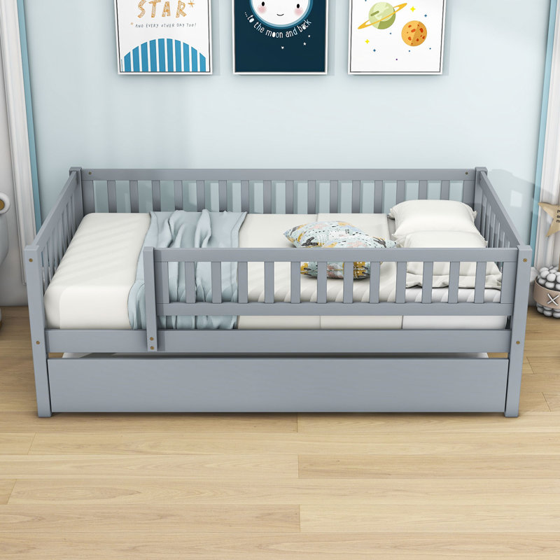 Alene Daybed with Trundle, Gray, Twin