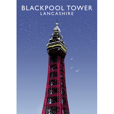 Blackpool Tower by Richard O'Neil - Print