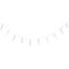 Icicle String Christmas Light Set - Warm White - 4.5' Clear Wire - 10Ct