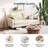 Cozynest 79" Corduroy Square Arm Loveseat-397323636