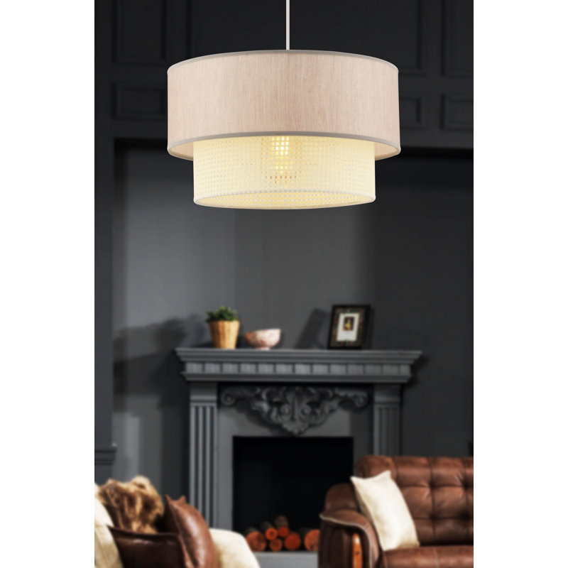 Lustre, Blanc / beige