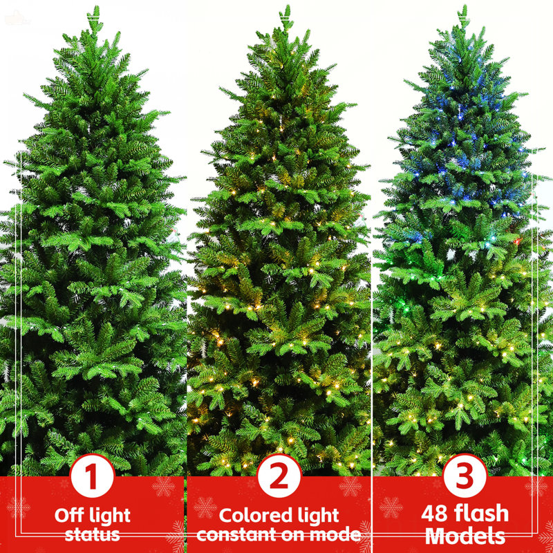 Arbre de Noël 7 pi pré-éclairé