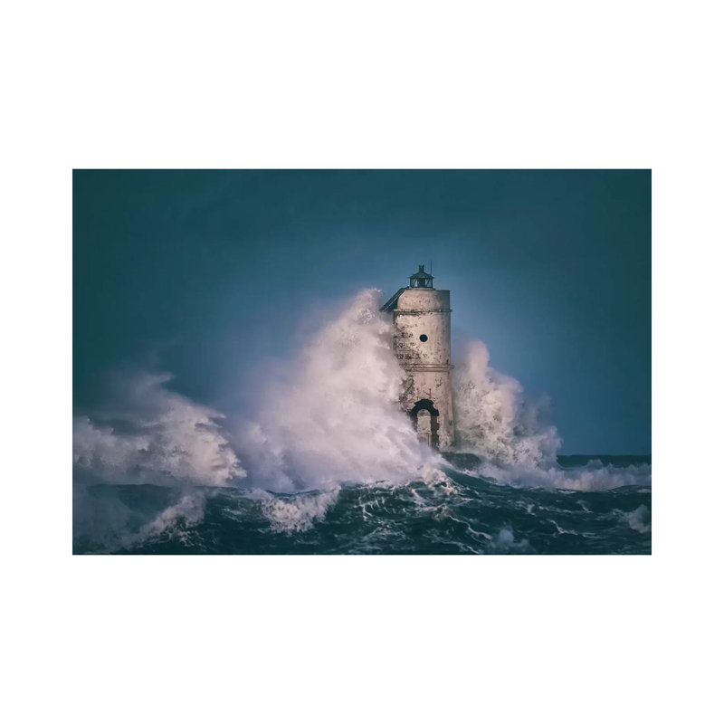 The Lighthouse Mangiabarche by Daniele Atzori - Wrapped Canvas Gallery-Wrapped Canvas Giclée, 20.32cm H x 30.48cm W
