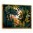 Gold Floater Framed