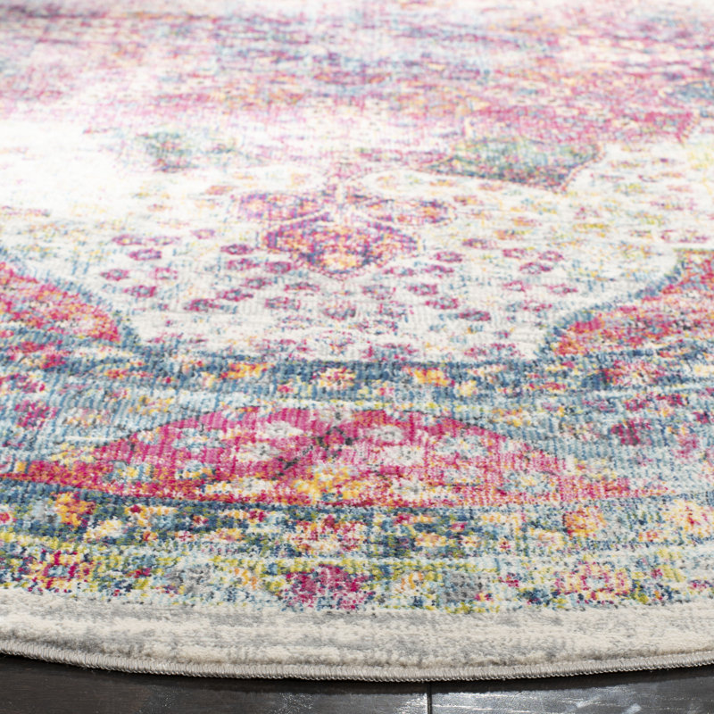 Doucet Performance Oriental Rug, Round 6'7"