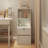 Table de chevet avec station de charge, table de chevet intelligente avec veilleuse, table de chevet moderne avec bibliothèque, tables de chevet avec armoire de rangement pour la chambre à coucher-223096150