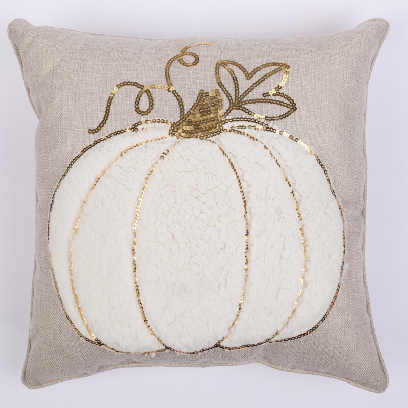  Citrouille simple sur toile de jute