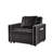 Myleigh 36.61'' Velvet Futon Chair-411685060
