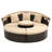 Hot Sale Kd Rattan Round Lounge With Canopy Bali Canopy Bed Outdoor, Wicker Outdoor Sofa Bed With Lift Coffee Table, Outdoor Patio Sofa-1776841327