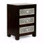 Table de chevet 3 tiroirs Woodenen