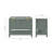 Pawley 42" Single Bathroom Vanity Base Only-121090330