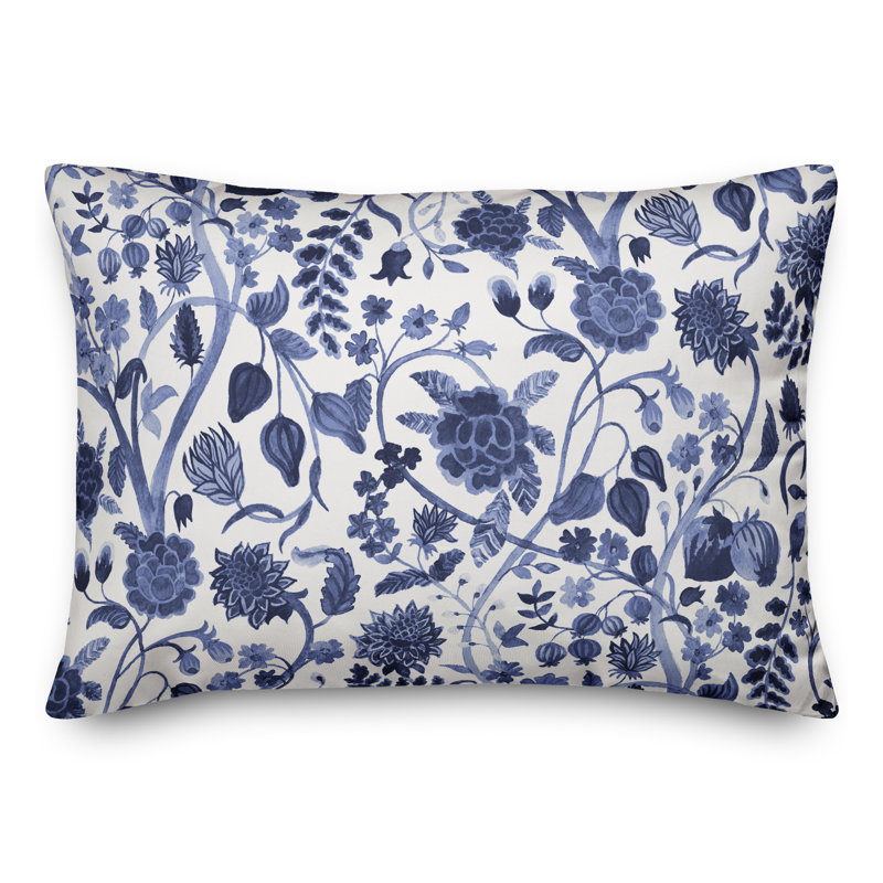  Housse et insert de coussin rectangulaire Watercolor Floral
