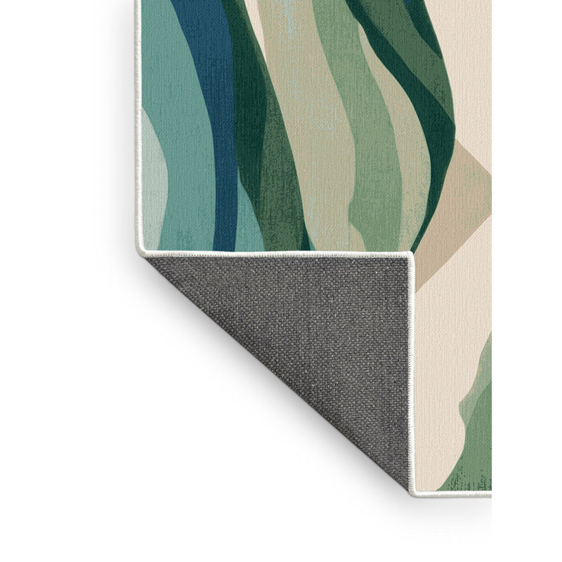 Lunar Horizon Rug, Square 5'