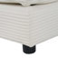 Canapé modulaire en L en velours côtelé de 112,6 po avec poches de rangement latérales pour salon-346623213
