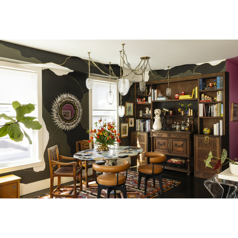 Daith Light Chandelier by Noz Nozawa for Corbett Lighting, 70" H x 48" W x 48" D