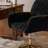 Office Chair,Artificial Rabbit Hair Home Office Chair Adjustable Desk Chair Swivel Office Chair,Vanity Chair-855996587