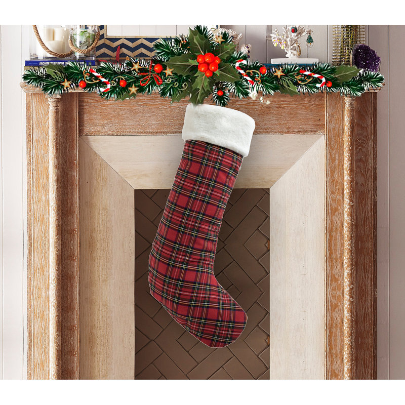 Chaussette de noël pour noël écossais