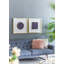 Décoration murale 23,5 x 23,6 po S / 2 Lillian