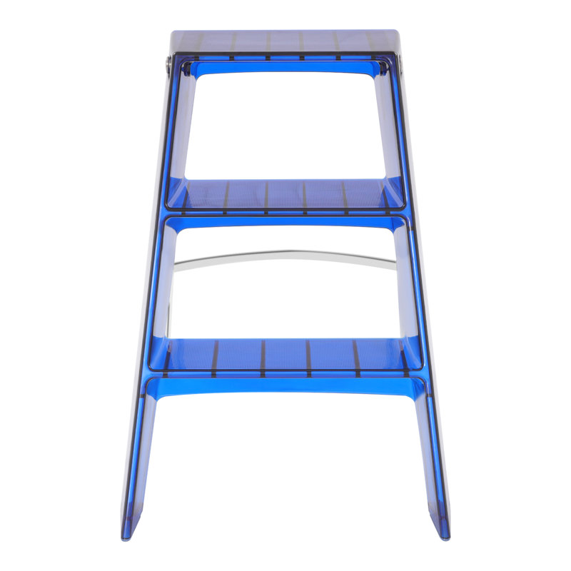 3 Step Ladder Folding Step Stool, Blue