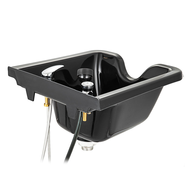Professional Professional Black Shampoo Bowl Sink - Station de lavage de cheveux au spa