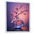 White Floater Framed