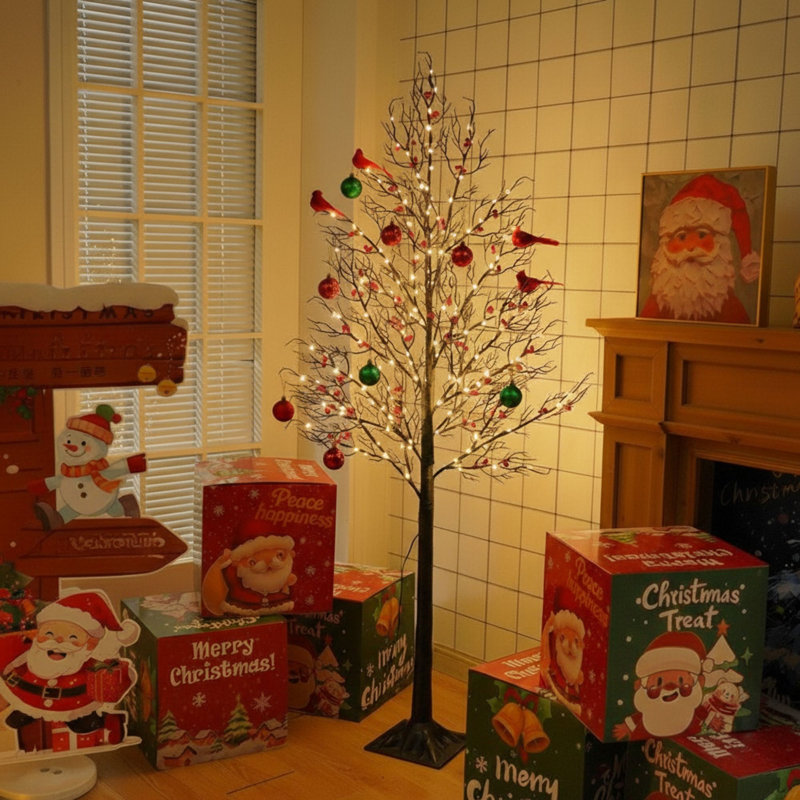 4.92' H Lighted Artificial Christmas Tree