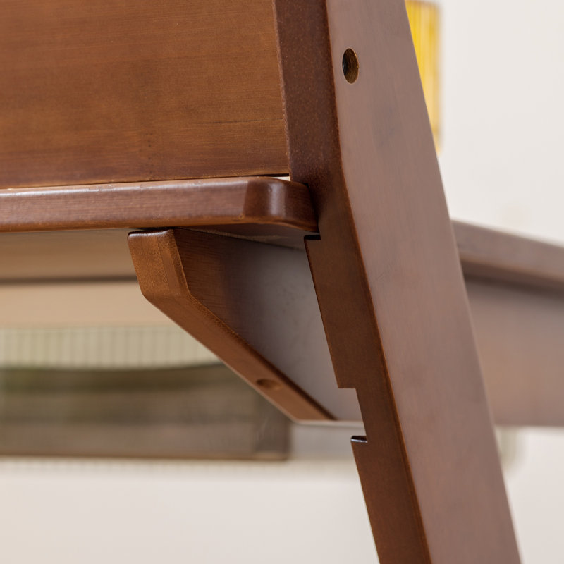 Chaise d'appoint en bambou et bois